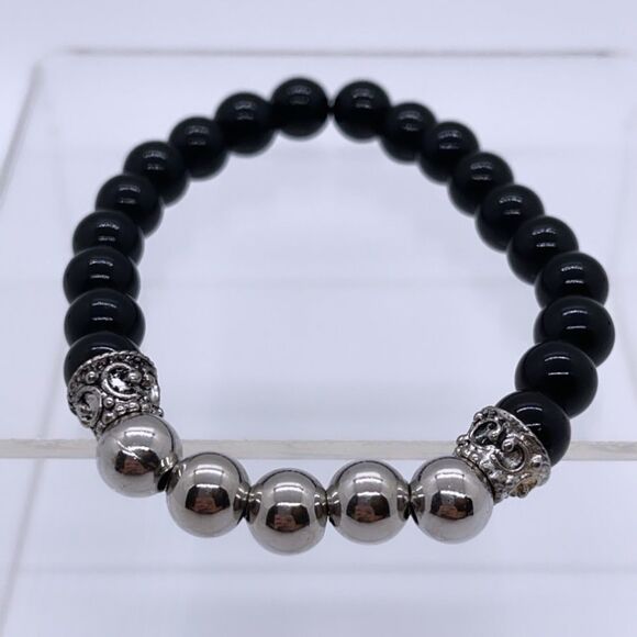 NWT Wool + Pepper Co. Mens Beaded Bracelet - Picture 3 of 4